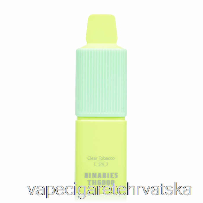 Vape Hrvatska Horizon Binaries Th6000 Disposable Clear Tobacco